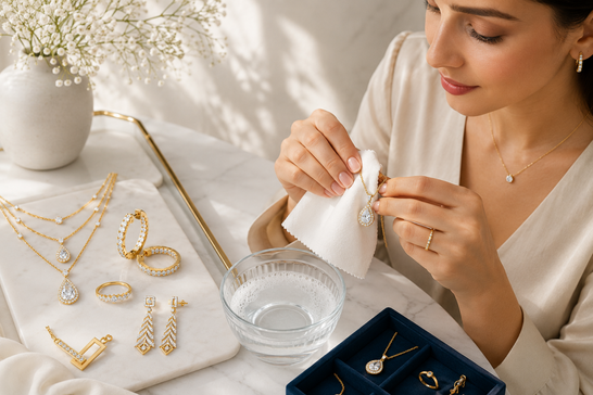 How to Clean and Maintain Lab-Grown Diamond Jewelry at Home Without Damaging It