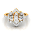 marquise lab-grown diamond gold ring 0.38ct