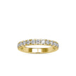 0.67Ct Pave Half Eternity Lab-Grown Diamond Gold Ring