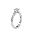 0.75Ct Princess Prong Lab-Grown Diamond Gold Ring