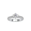1.26Ct Round Solitaire Lab-Grown Diamond Gold Ring