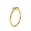0.26Ct Oval Bezel Lab-Grown Diamond Gold Ring