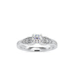 0.76Ct Round Solitaire Lab-Grown Diamond Gold Ring