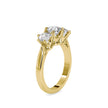 1.95Ct Round Three Stone Lab-Grown Diamond Gold Ring