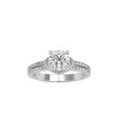 1.49Ct Round Prong Split Shank Lab-Grown Diamond Gold Ring