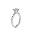 1.23Ct Princess Solitaire Lab-Grown Diamond Gold Ring