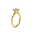 1.23Ct Princess Solitaire Lab-Grown Diamond Gold Ring