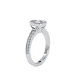 2.03Ct Cushion Bezel Lab-Grown Diamond Gold Ring