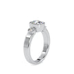 1.46Ct Cushion Bezel Lab-Grown Diamond Gold Ring