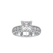 4.50Ct Princess Solitaire Lab-Grown Diamond Gold Ring