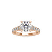 2.91Ct Round Solitaire Lab-Grown Diamond Gold Ring