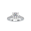 2.91Ct Round Solitaire Lab-Grown Diamond Gold Ring