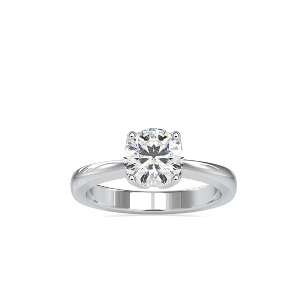1.39Ct Round Cut Solitaire Lab-Grown Diamond Gold Ring