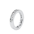 1.14Ct Channel Set Half Eternity Lab-Grown Diamond Gold Ring