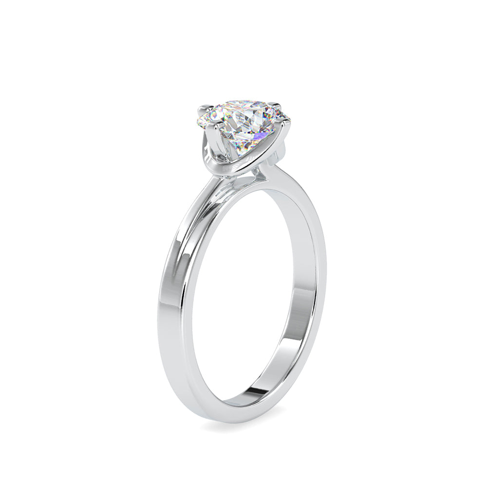 1.18Ct Round Cut Solitaire Lab-Grown Diamond Gold Ring