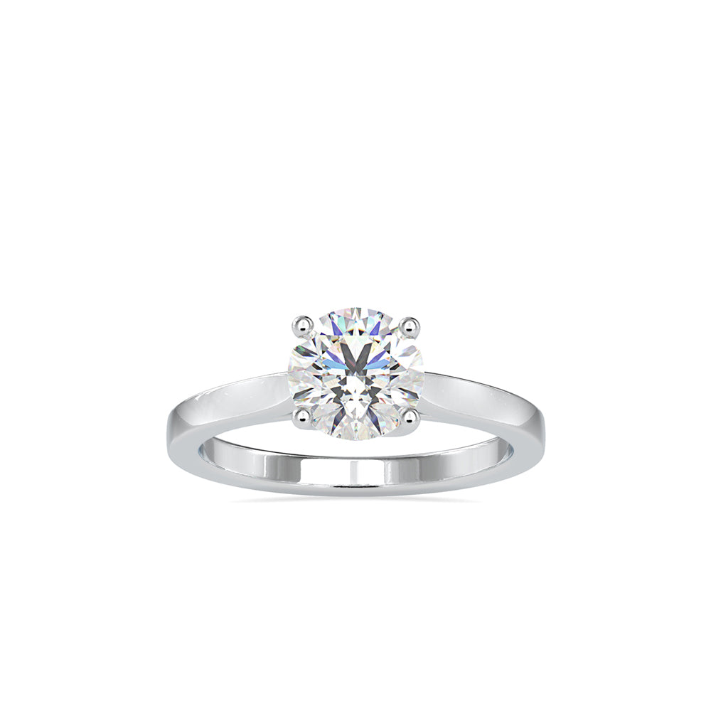 1.19Ct Round Cut Solitaire Lab-Grown Diamond Gold Ring