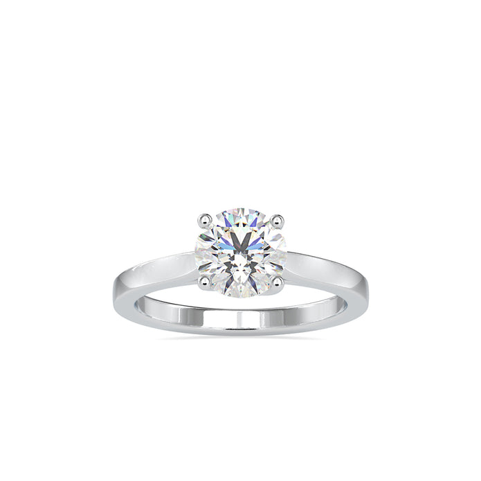 1.19Ct Round Cut Solitaire Lab-Grown Diamond Gold Ring