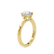 1.19Ct Round Cut Solitaire Lab-Grown Diamond Gold Ring