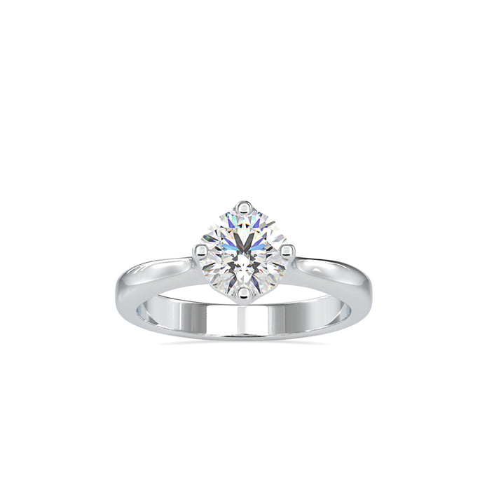1.18Ct Round Cut Solitaire Lab-Grown Diamond Gold Ring