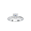 1.13Ct Round Cut Prong Set Lab-Grown Diamond Gold Ring