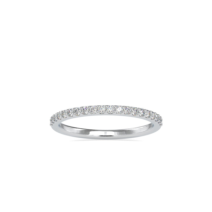 0.19Ct Half Eternity Lab-Grown Diamond Gold Ring