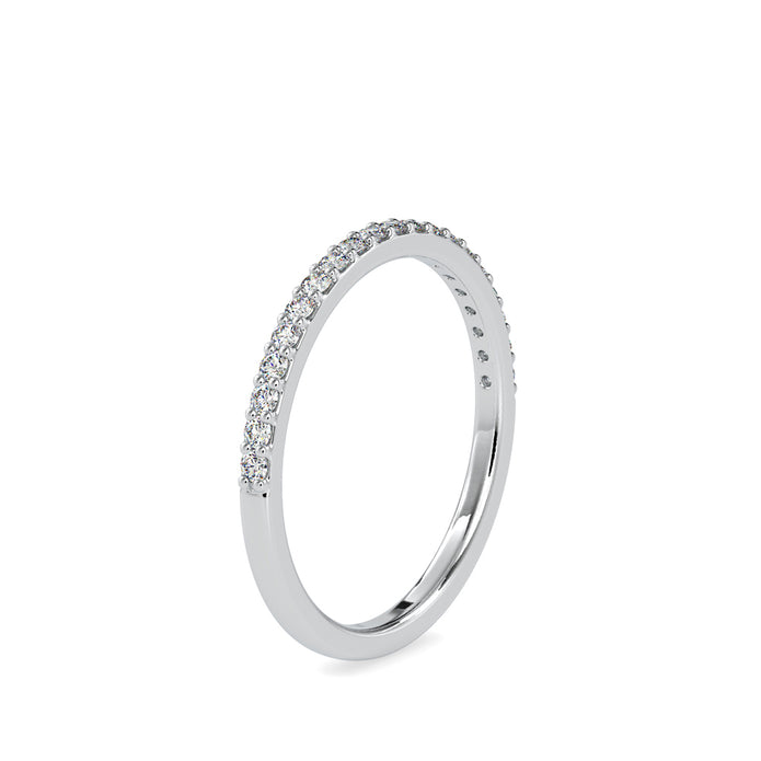 0.19Ct Half Eternity Lab-Grown Diamond Gold Ring