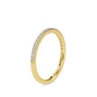 0.19Ct Half Eternity Lab-Grown Diamond Gold Ring