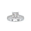 3.94Ct Radiant Cut Solitaire Lab-Grown Diamond Gold Ring