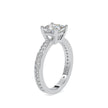 1.68Ct Princess Cut Solitaire Lab-Grown Diamond Gold Ring