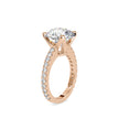 4.99Ct Round Cut Solitaire Lab-Grown Diamond Gold Ring