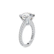 4.99Ct Round Cut Solitaire Lab-Grown Diamond Gold Ring