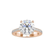 5.02Ct Round Cut Solitaire Lab-Grown Diamond Gold Ring