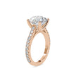 5.02Ct Round Cut Solitaire Lab-Grown Diamond Gold Ring