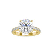 5.02Ct Round Cut Solitaire Lab-Grown Diamond Gold Ring
