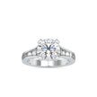 3.68Ct Round Cut Solitaire Lab-Grown Diamond Gold Ring
