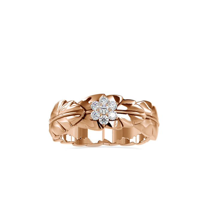 0.13Ct Cluster Lab-Grown Diamond Gold Ring