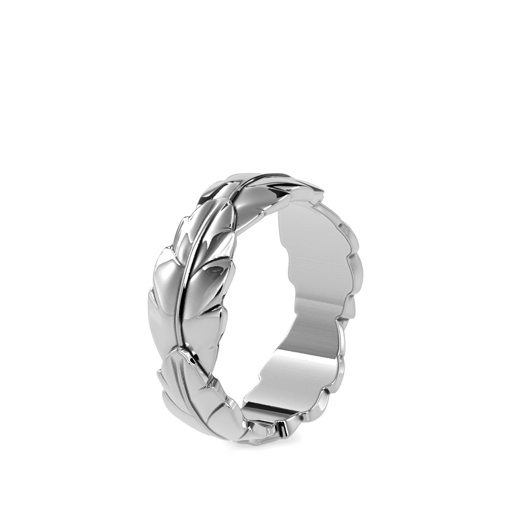 Nature Inspired Leaf Style Gold Ring