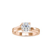 1.19Ct Round Cut Solitaire Tension Style Lab Grown Diamond Gold Ring