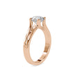 1.19Ct Round Cut Solitaire Tension Style Lab Grown Diamond Gold Ring