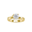 1.19Ct Round Cut Solitaire Tension Style Lab Grown Diamond Gold Ring