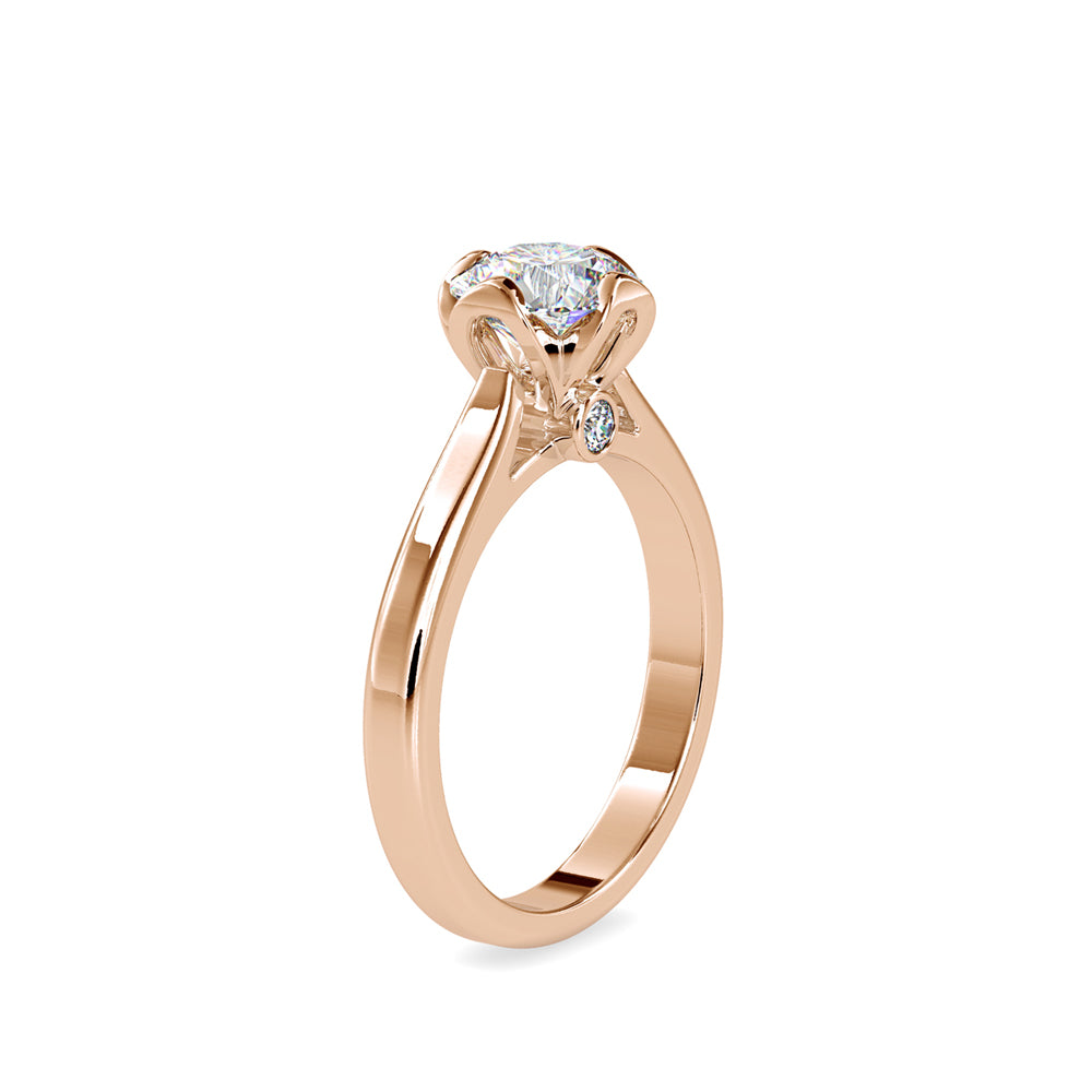 1.21Ct Round Cut Solitaire Lab Grown Diamond Gold Ring