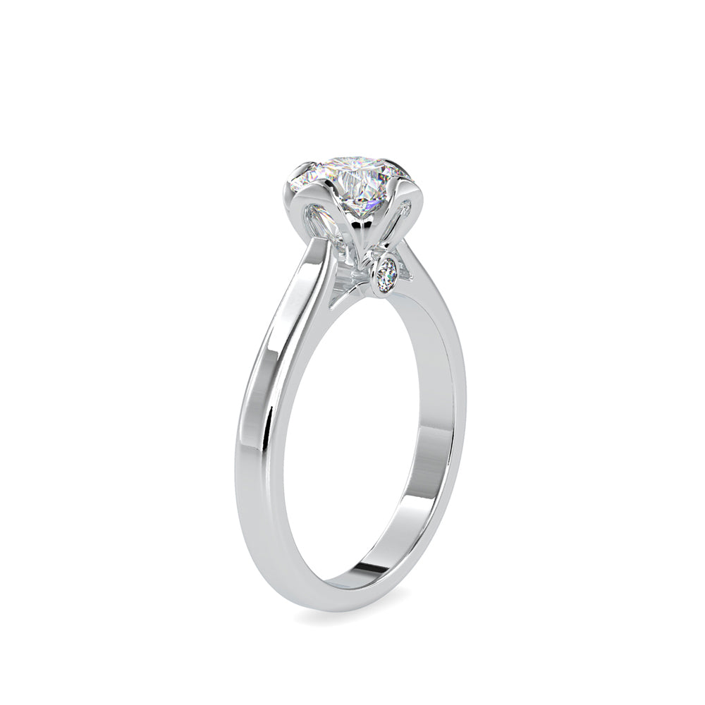 1.21Ct Round Cut Solitaire Lab Grown Diamond Gold Ring