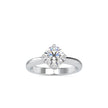 1.19Ct Round Cut Six Prong Solitaire Lab Grown Diamond Gold Ring
