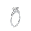 1.19Ct Round Cut Twist Solitaire Lab Grown Diamond Gold Ring