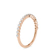 0.26Ct Half Eternity Prong Lab-Grown Diamond Gold Ring