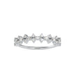 0.29Ct Half Eternity Marquise & Round Lab-Grown Diamond Gold Ring