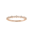 0.08Ct Vintage Style Prong Lab-Grown Diamond Gold Ring