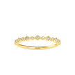 0.08Ct Vintage Style Prong Lab-Grown Diamond Gold Ring