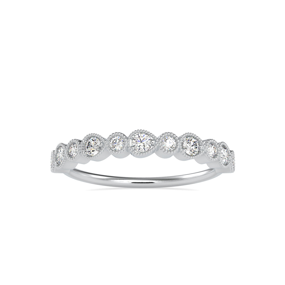 0.29Ct Vintage Inspire Bezel Set Lab-Grown Diamond Gold Ring