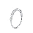 0.12Ct Marquise Wave Pave Lab-Grown Diamond Gold Ring